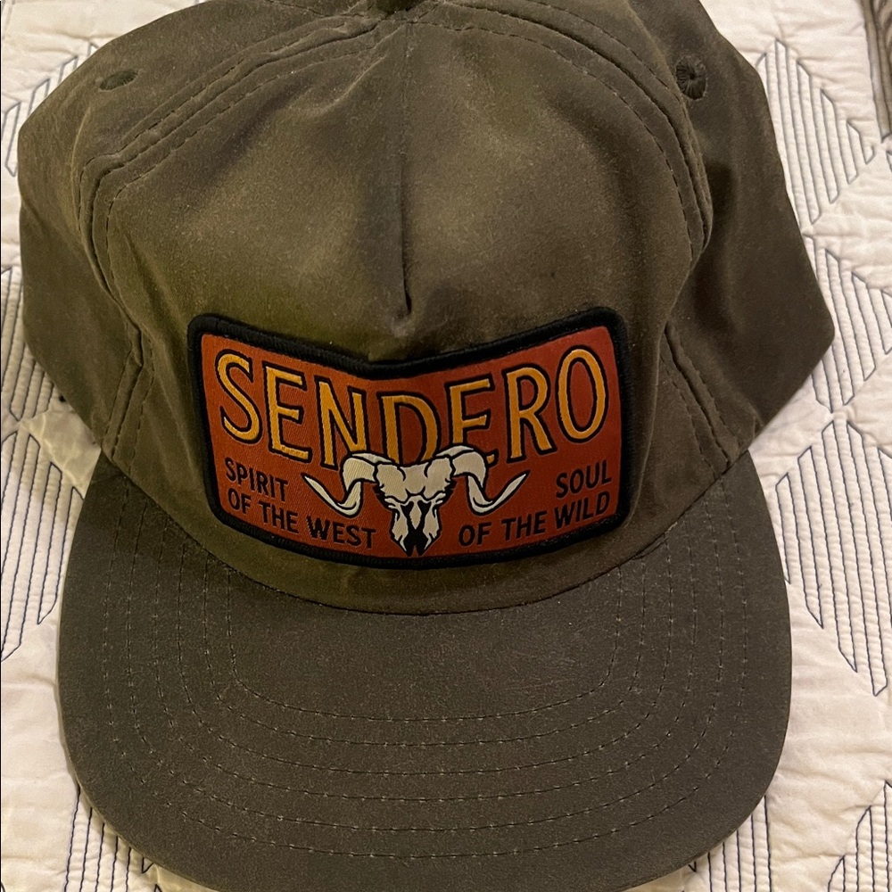 Sendero Provisions Olive Green Waxed Canvas Cap